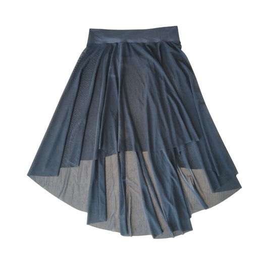 High-Low Mesh Skirt