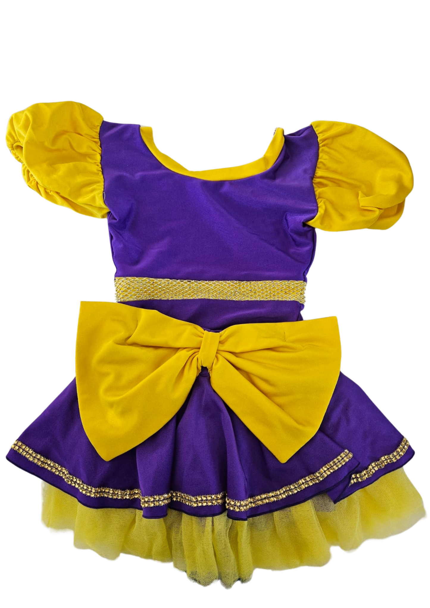 Purple and Yellow Tutu with Leotard