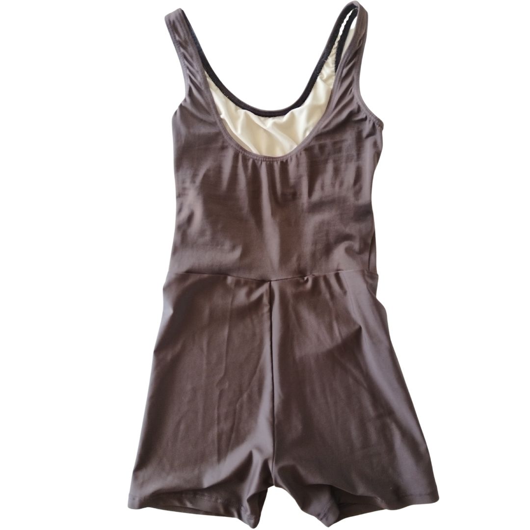 Brown Short Unitard with Cover