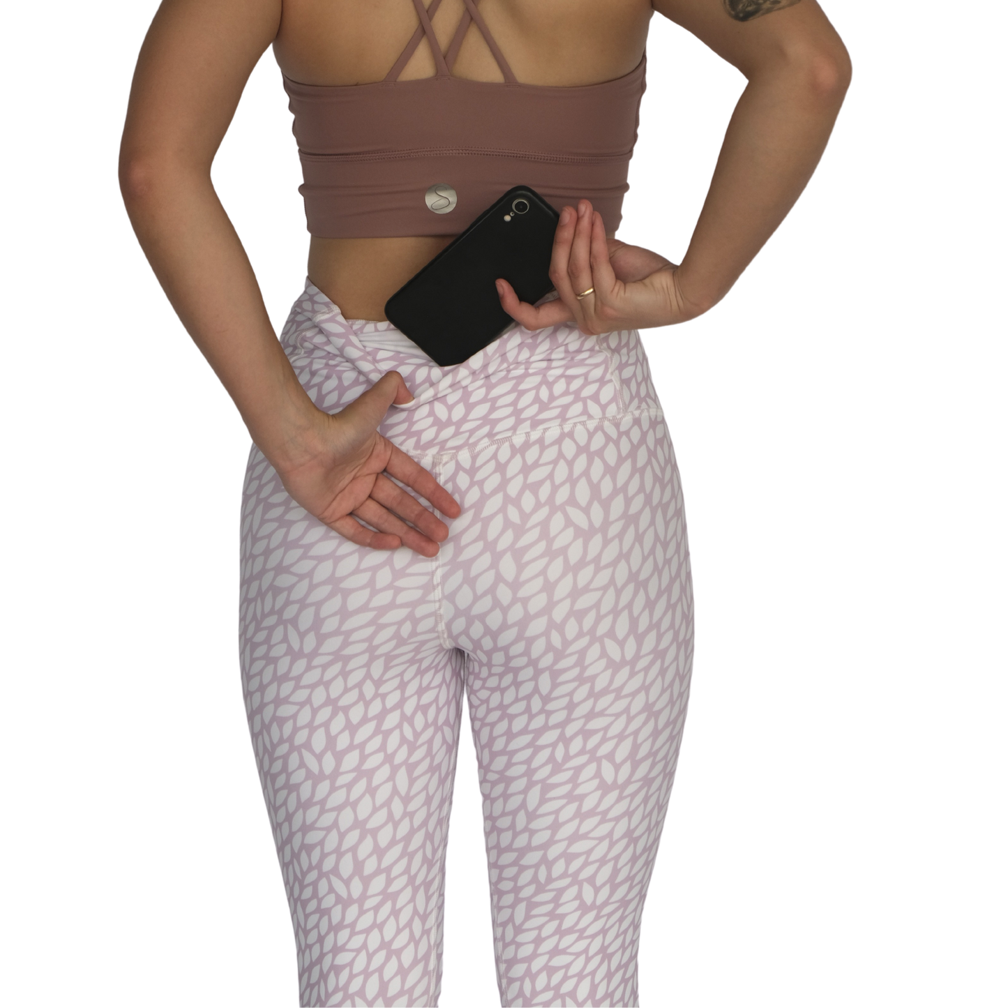 Pink Pyaton 3/4 Leggings