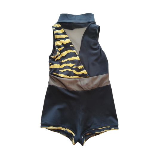 Black and Gold Unitard